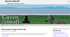 Desktop Screenshot of kareenzebroff.com