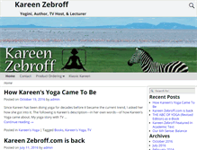 Tablet Screenshot of kareenzebroff.com